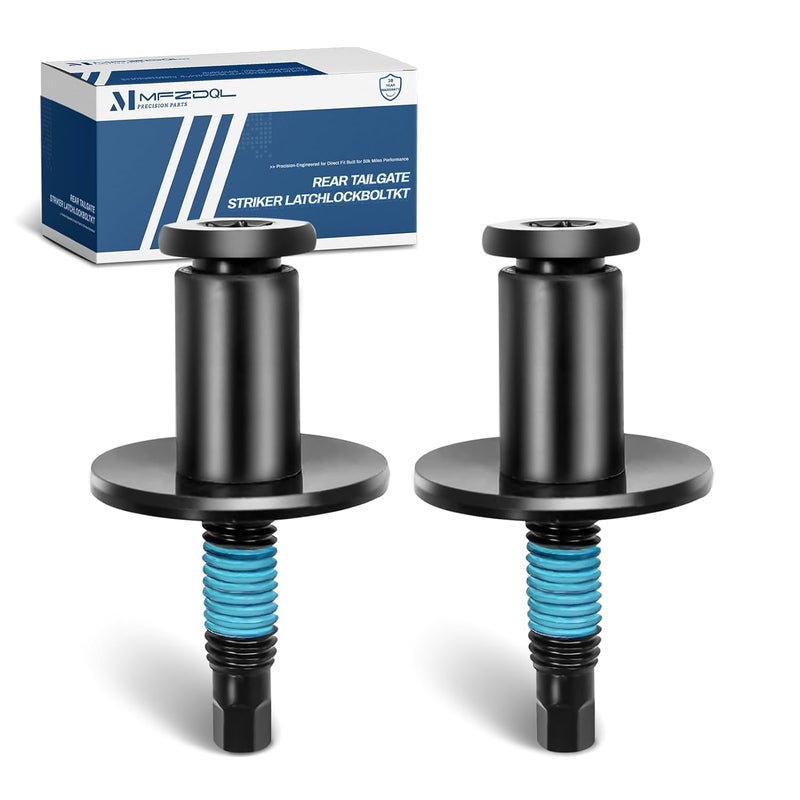 MFZDQL Rear Tailgate Striker Latch Lock Bolt Kit 1L3Z-99404A42-AA Compatible with Ford F150 F250 F350 F450 F550 Super Duty Explorer Sport Trac 1997-2016 - Tailgate Striker Latch Lock (2 PCS) - Image 1
